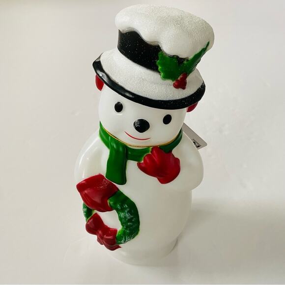 Snowman House Mini Table Top Blow Mold Battery Powered NWT - Picture 1 of 6